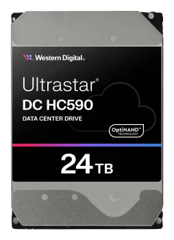 Western Digital Ultrastar DC HC590 24TB 3,5 Zoll SATA HDD – 7200 U/min 6 Gbit/s Festplatte für Server & NAS
